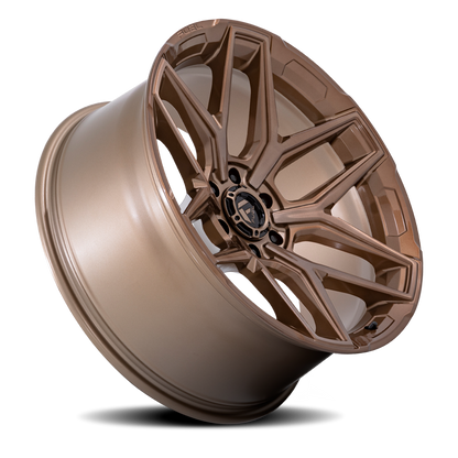 Aluminum Wheels 20X9 Flux 6 FC854ZR 6 On 139.7 Platinum Bronze 106.1 Bore 20 Offset Fuel Off Road Wheels