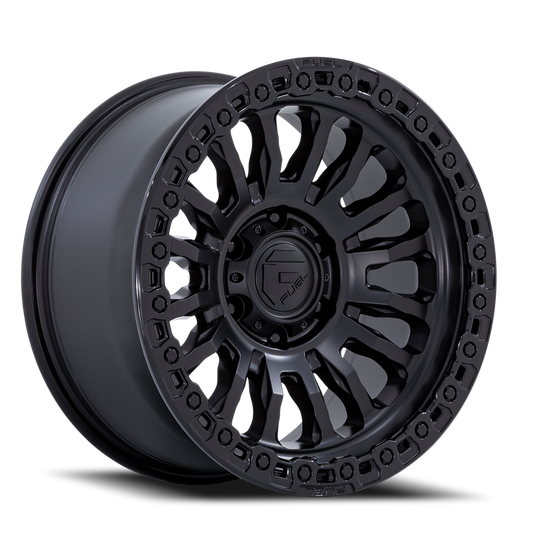 Aluminum Wheels 20X9 Rincon SBL FC857MB 8 On 180 Matte Black/Gloss Black Lip 124.2 Bore 20 Offset Fuel Off Road Wheels