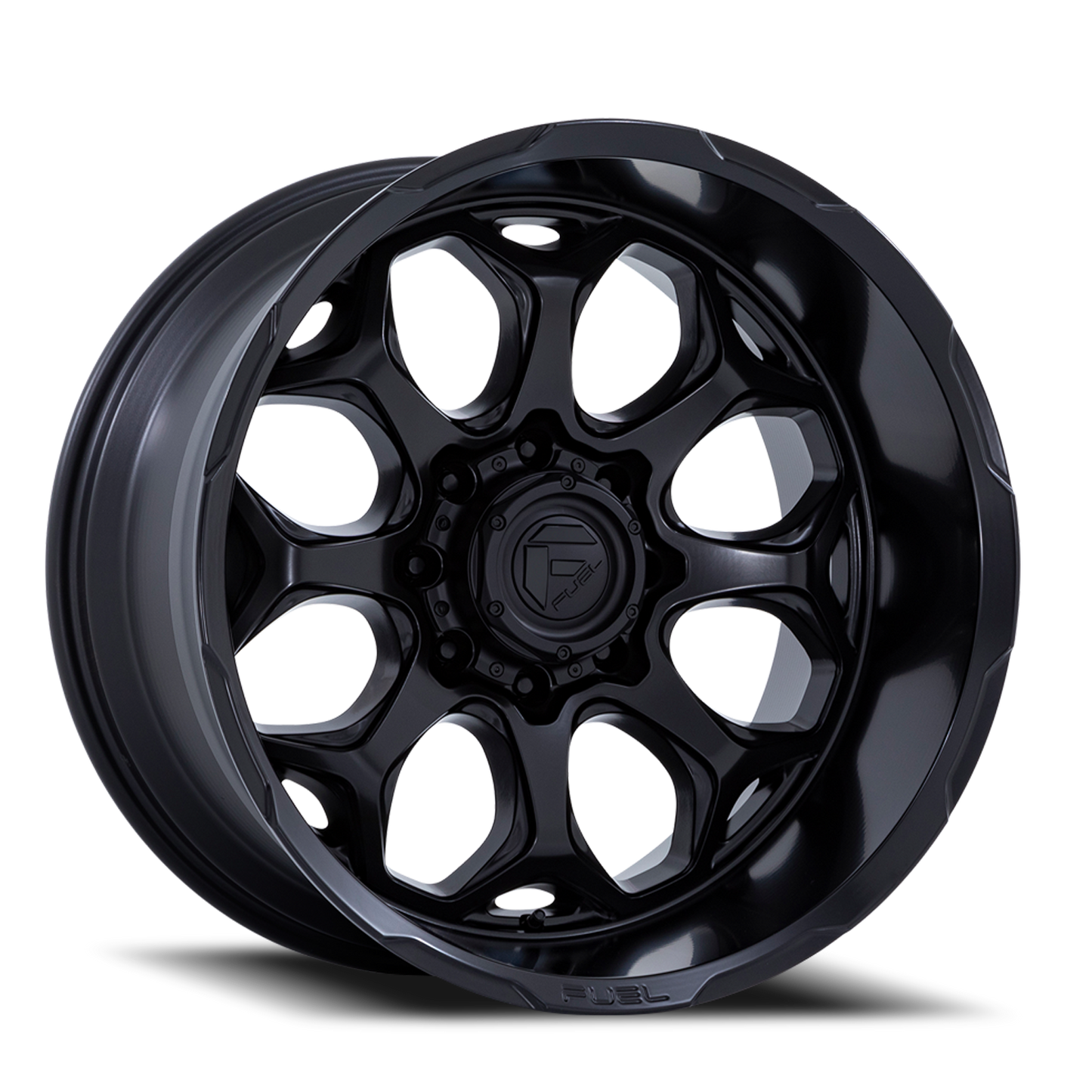 Aluminum Wheels 20X10 Scepter FC862 MX 8 On 165.1 Blackout 125.1 Bore -18 Offset Fuel Off Road Wheels