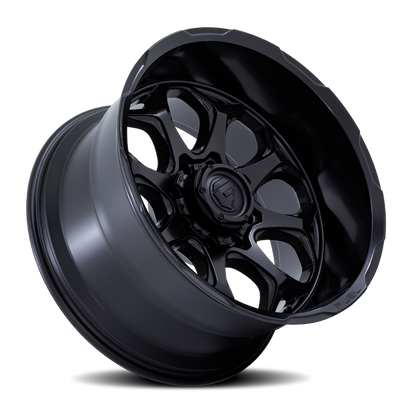 Aluminum Wheels 22X12 Scepter FC862 MX 6 On 139.7 Blackout 106.1 Bore -44 Offset Fuel Off Road Wheels