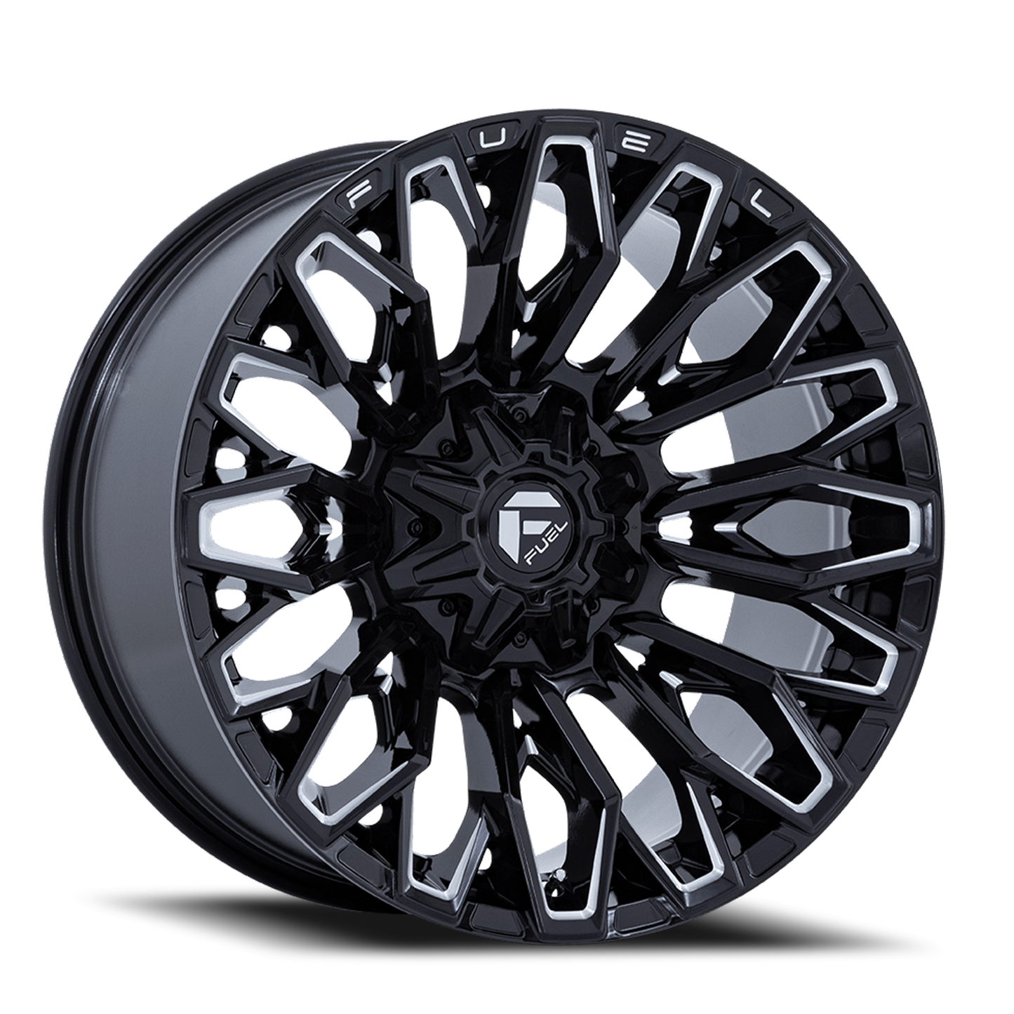 Aluminum Wheels 20X10 Strike FC865 BE 6 On 135/6 On 139.7 Gloss Black Milled 106.1 Bore -18 Offset Fuel Off Road Wheels