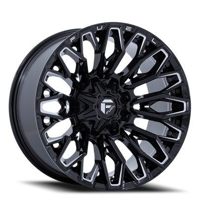 Aluminum Wheels 20X10 Strike FC865 BE 6 On 135/6 On 139.7 Gloss Black Milled 106.1 Bore -18 Offset Fuel Off Road Wheels