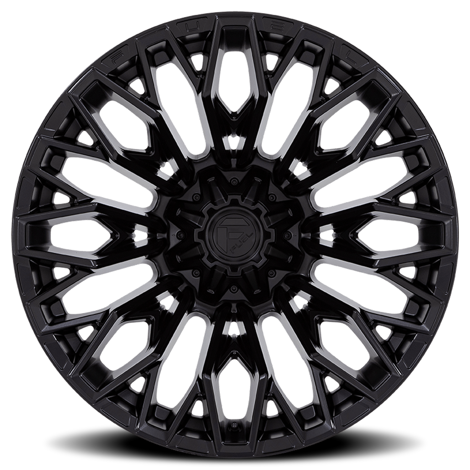 Aluminum Wheels 22X12 Strike FC865 MX 6 On 135/6 On 139.7 Blackout 106.1 Bore -44 Offset Fuel Off Road Wheels