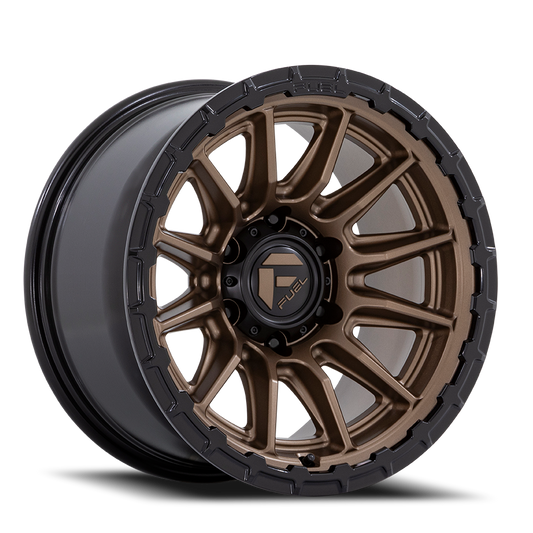 Aluminum Wheels 17X9 Piston FC866 ZB 5 On 127 Matte Bronze/Gloss Black Lip 71.5 Bore 1 Offset Fuel Off Road Wheels