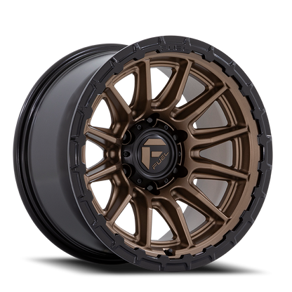 Aluminum Wheels 17X9 Piston FC866 ZB 6 On 139.7 Matte Bronze/Gloss Black Lip 106.1 Bore -12 Offset Fuel Off Road Wheels