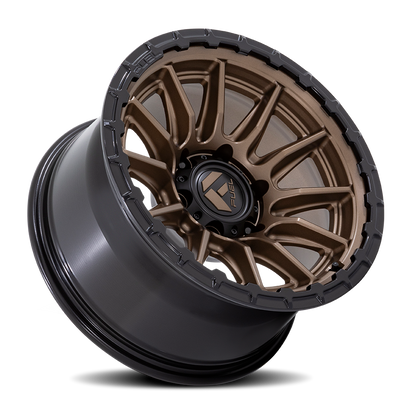 Aluminum Wheels 17X9 Piston FC866 ZB 6 On 139.7 Matte Bronze/Gloss Black Lip 106.1 Bore -12 Offset Fuel Off Road Wheels