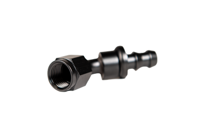 -8 45 Degree to Hose Barb Black Fleece Performance