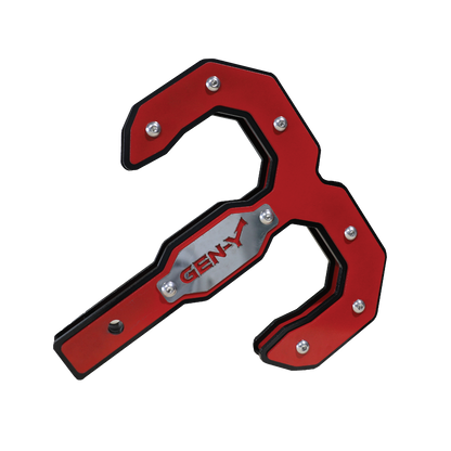 Hulk 2.0 16K Tow Hook 2 Inch Shank Black/Red Gen Y Hitch
