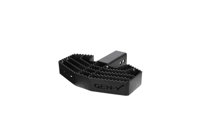 2.5 Inch Shank 3/4 Inch pin holes Only compatible w/ 32K Mega Duty Serrated Hitch Step 500 LB Capacity Gen Y Hitch