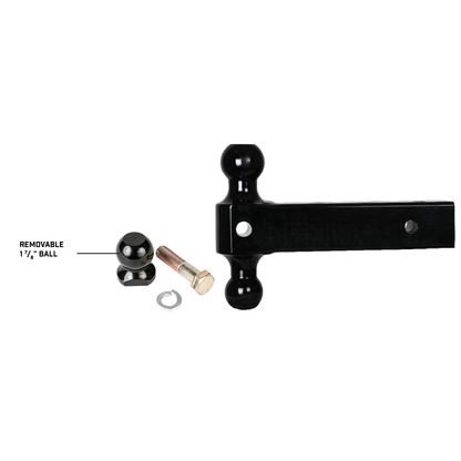 2.5 Inch Shank 21K Extended Dual-Ball Mount 12 Inch length Gen Y Hitch