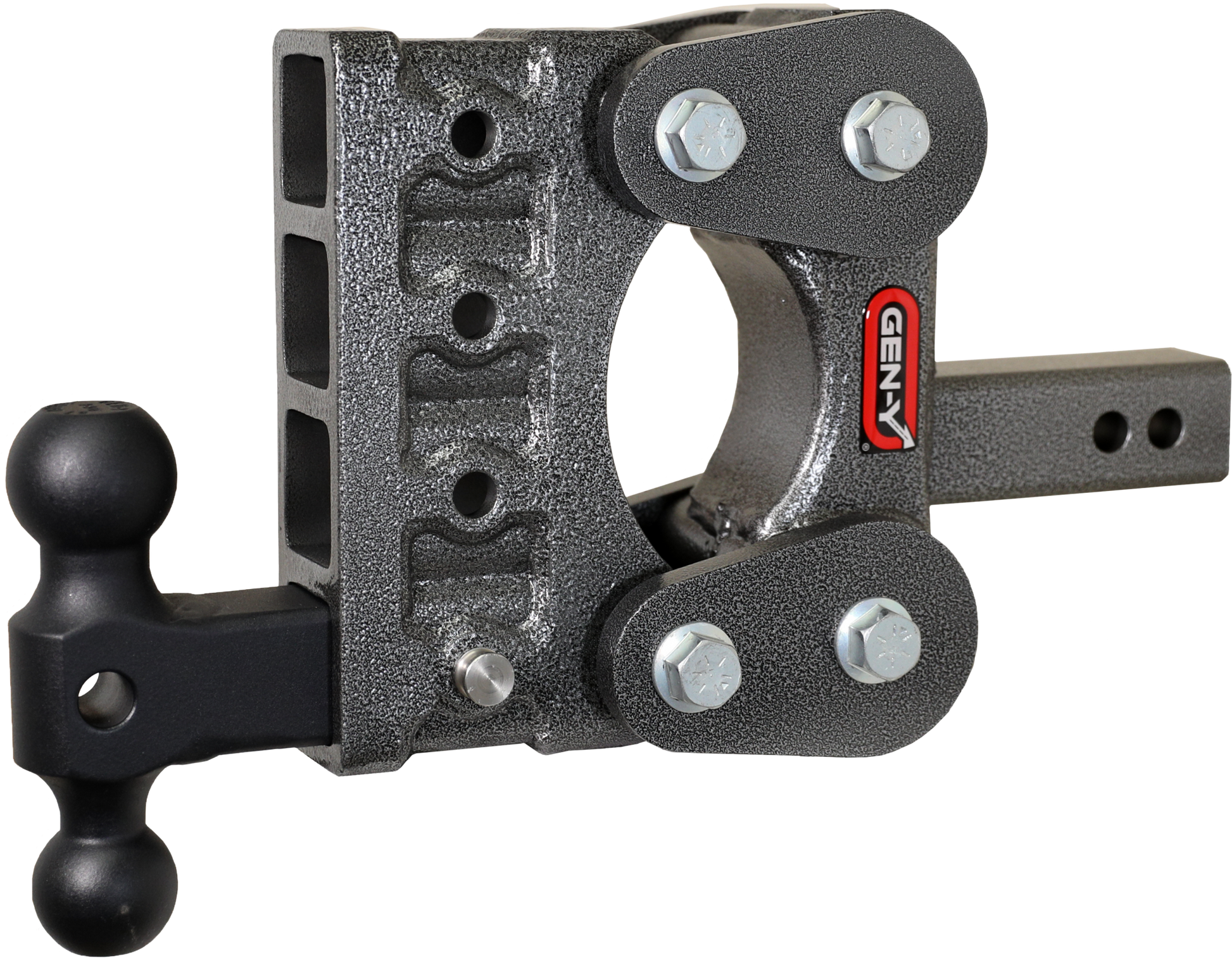 The Boss Torsion Flex 2 Inch Shank 5 Inch Drop 1.1K TW 10K Hitch & GH-031 Dual-Ball Gen Y Hitch