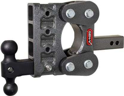 The Boss Torsion Flex 2 Inch Shank 5 Inch Drop 1.1K TW 10K Hitch & GH-031 Dual-Ball Gen Y Hitch