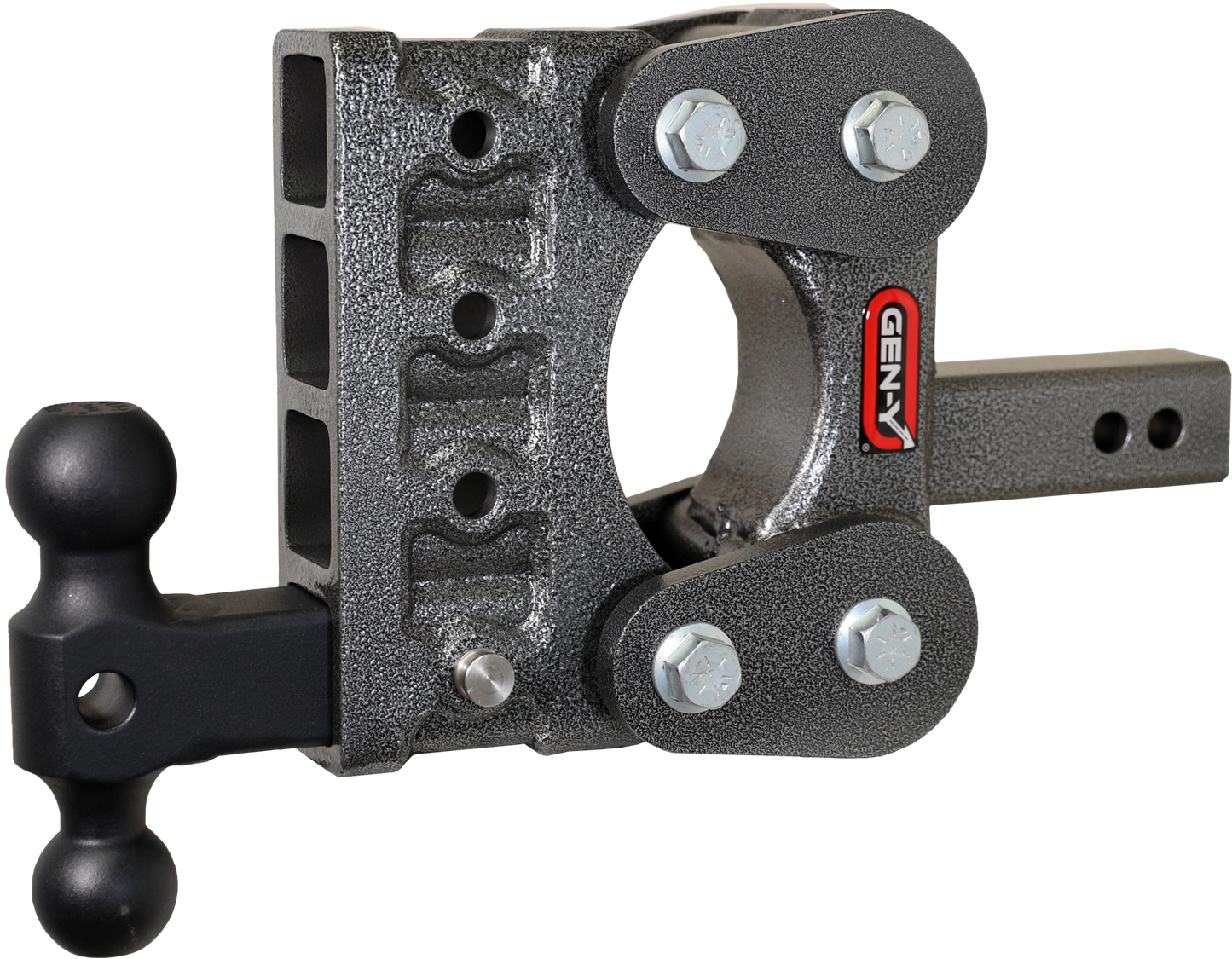 The Boss Torsion Flex 2 Inch Shank 5 Inch Drop 1.1K TW 10K Hitch & GH-031 Dual-Ball Gen Y Hitch