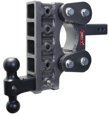 The Boss Torsion Flex 2 Inch Shank 7.5 Inch Drop 1.1K TW 10K Hitch & GH-031 Dual-Ball Gen Y Hitch