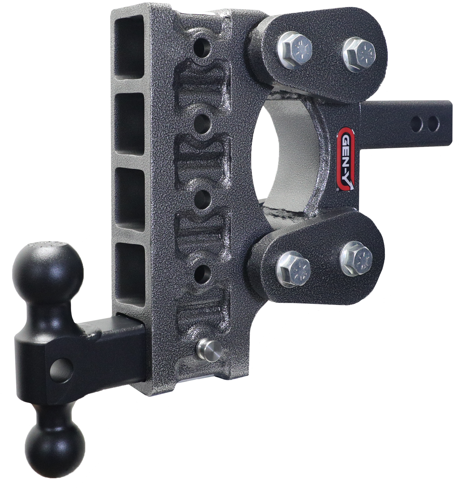 The Boss Torsion Flex 2 Inch Shank 7.5 Inch Drop 1.1K TW 10K Hitch & GH-031 Dual-Ball Gen Y Hitch