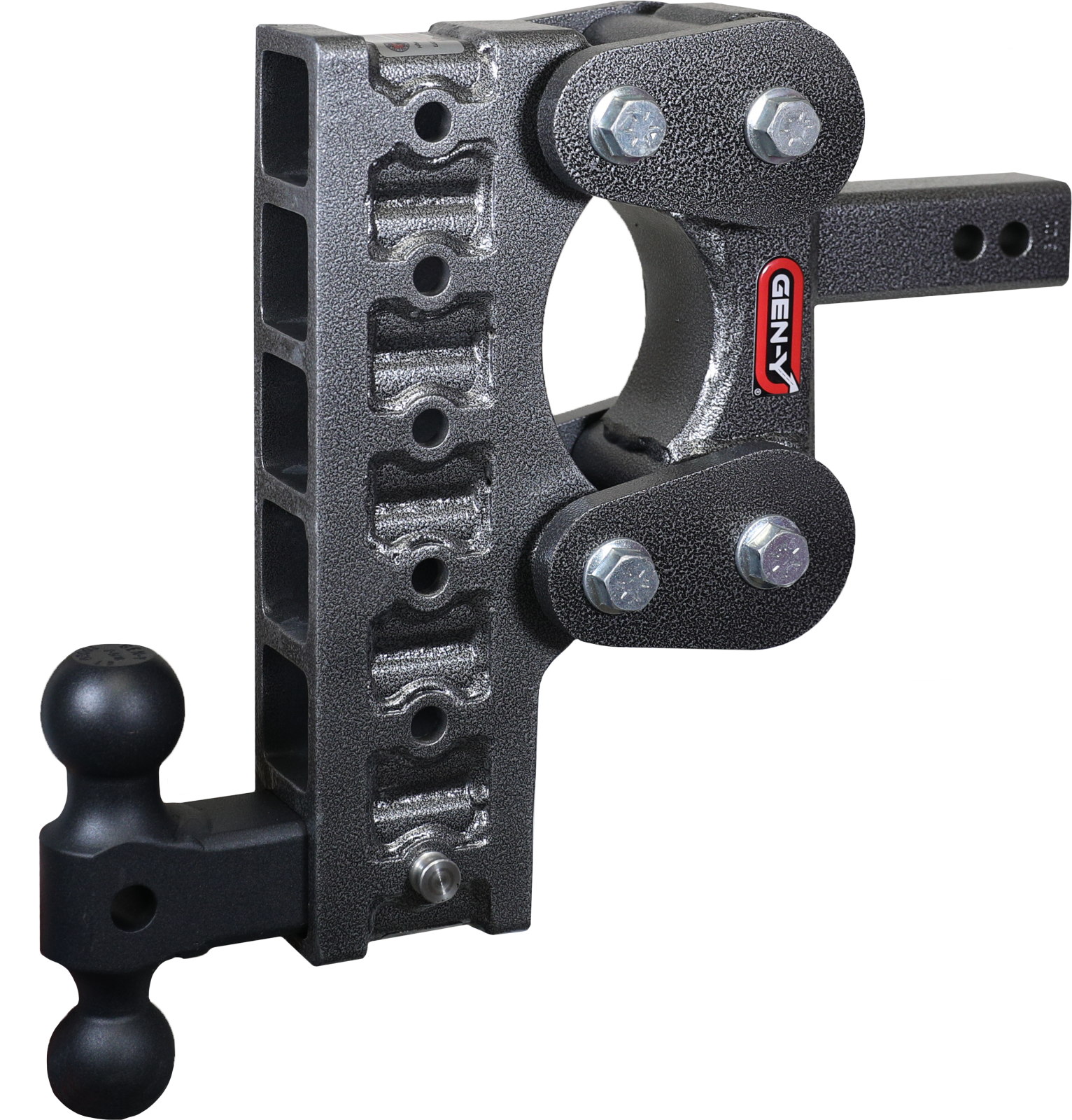The Boss Torsion Flex 2 Inch Shank 10 Inch Drop 1.1K TW 10K Hitch & GH-031 Dual-Ball Gen Y Hitch
