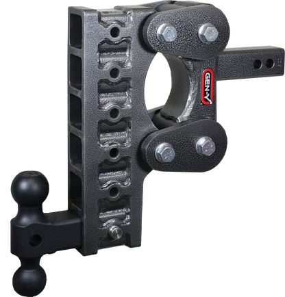 The Boss Torsion Flex 2 Inch Shank 10 Inch Drop 1.1K TW 10K Hitch & GH-031 Dual-Ball Gen Y Hitch