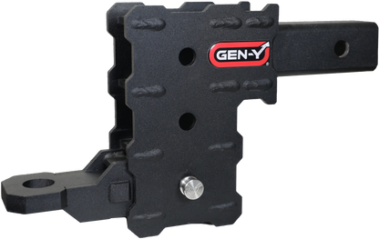 Phantom Series- 2 Inch Hollow Shank, 3 pocket 4.5 Inch Drop, 5k Towing, .5K TW With GH-102541 Ball Mount & GH-102359 Pin And Clip Gen Y Hitch