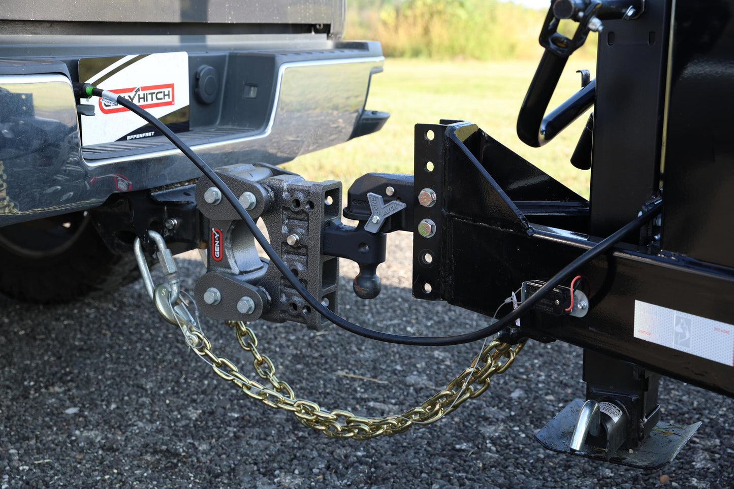 The Boss Torsion Flex 2.5 Inch Shank 7.5 Inch Drop 1.7K TW 16K Hitch & GH-051 Dual-Ball Gen Y Hitch