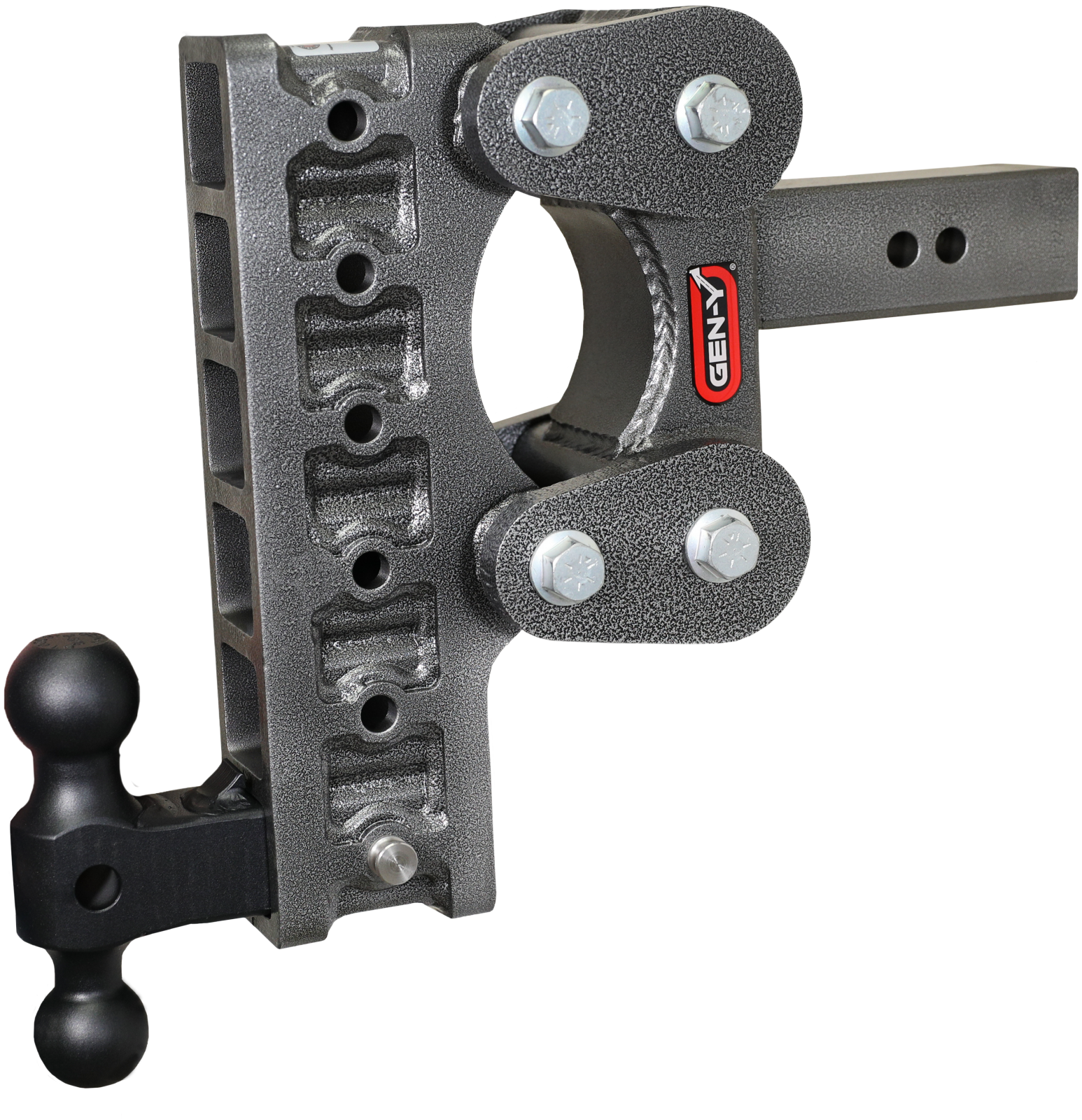 The Boss Torsion Flex 2.5 Inch Shank 10 Inch Drop 1.7K TW 16K Hitch & GH-051 Dual-Ball Gen Y Hitch