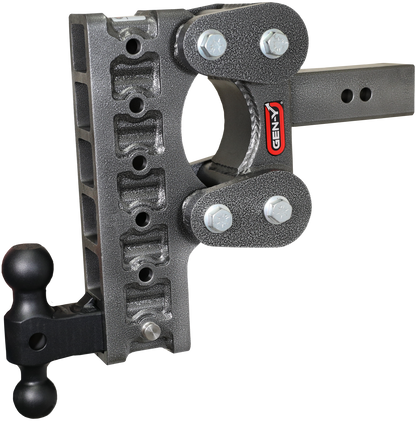 The Boss Torsion Flex 2.5 Inch Shank 10 Inch Drop 1.7K TW 16K Hitch & GH-051 Dual-Ball Gen Y Hitch