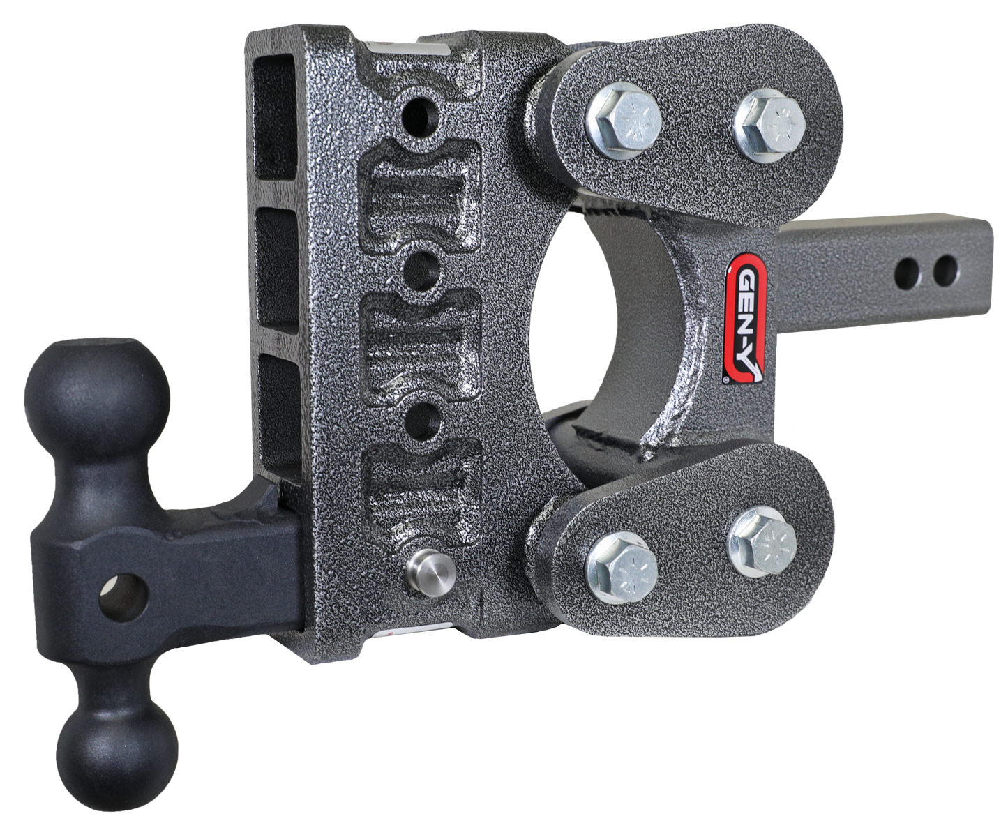 The Boss Torsion Flex 2 Inch Shank 5 Inch Drop 1.7K TW 16K Hitch & GH-051 Dual-Ball Gen Y Hitch