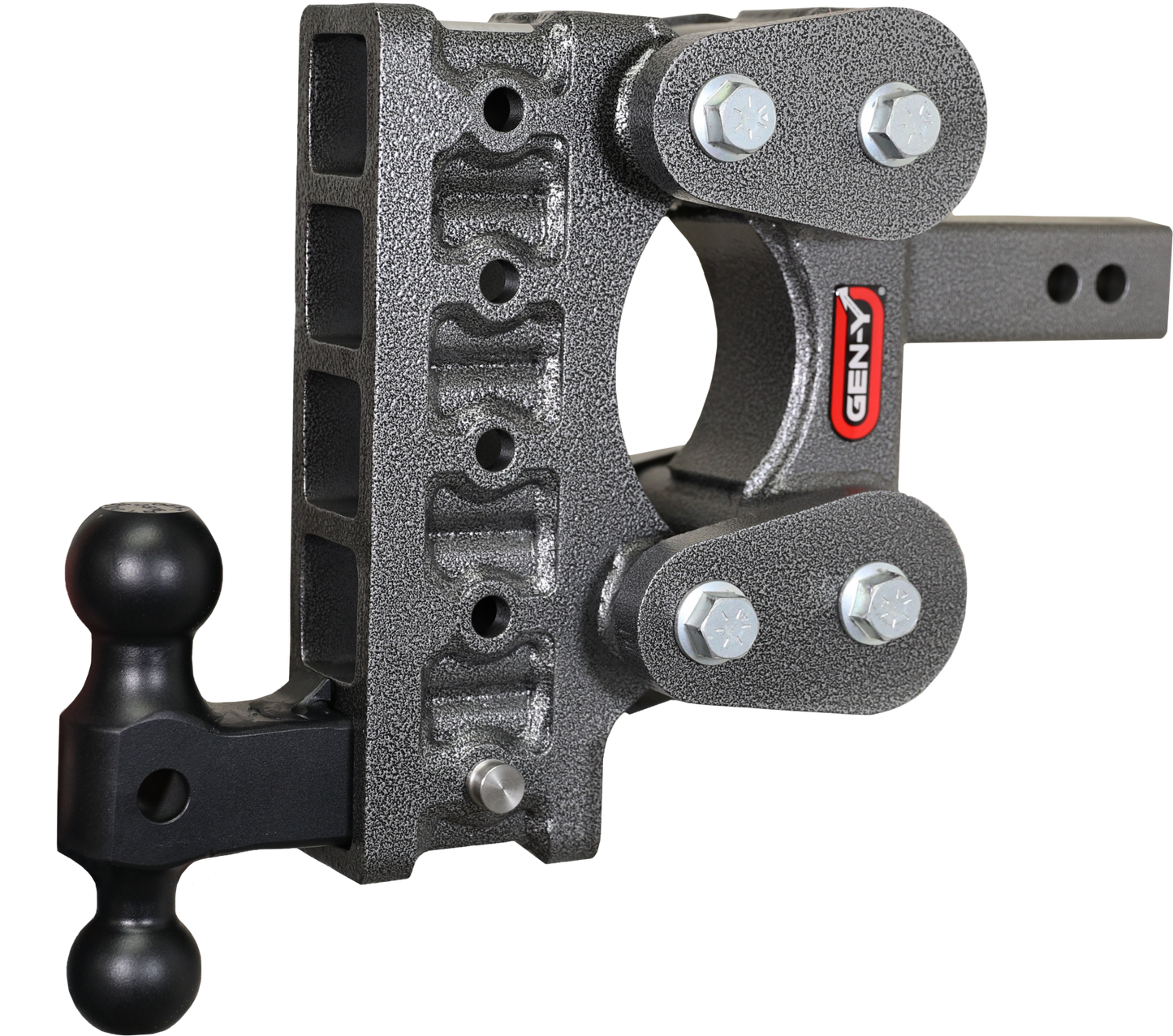 The Boss Torsion Flex 2 Inch Shank 7.5 Inch Drop 1.7K TW 16K Hitch & GH-051 Dual-Ball Gen Y Hitch