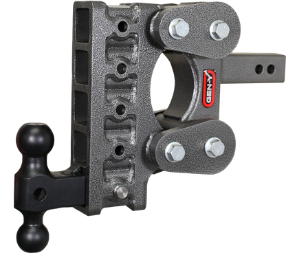 The Boss Torsion Flex 2 Inch Shank 7.5 Inch Drop 1.7K TW 16K Hitch & GH-051 Dual-Ball Gen Y Hitch