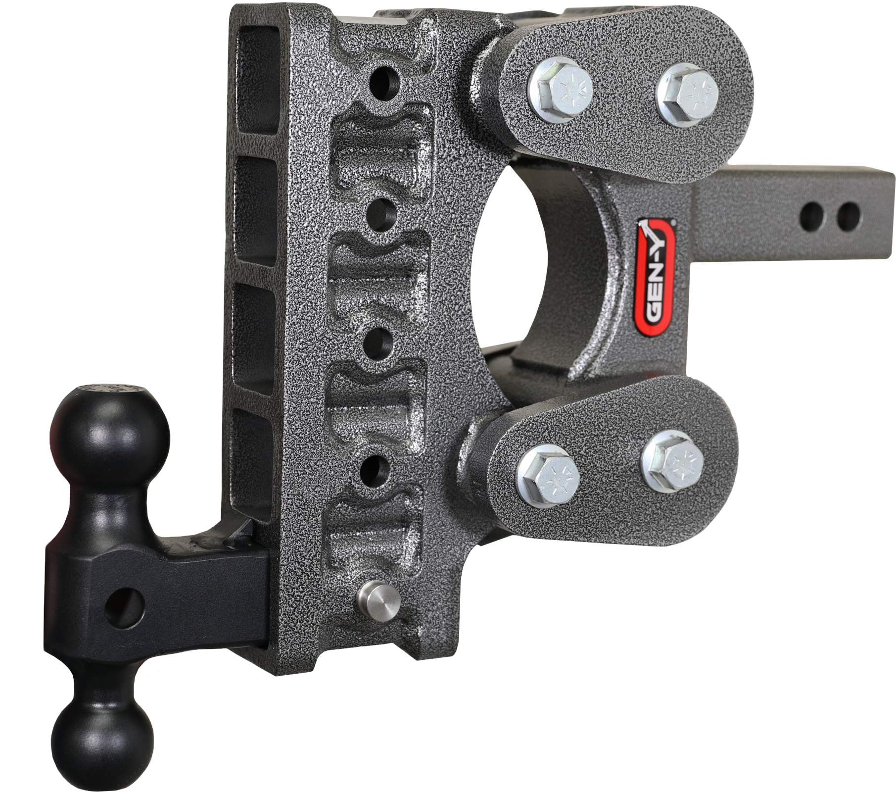 The Boss Torsion Flex 2 Inch Shank 7.5 Inch Drop 1.7K TW 16K Hitch & GH-051 Dual-Ball Gen Y Hitch