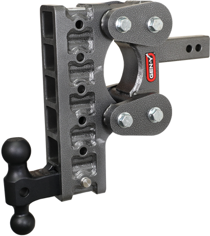 The Boss Torsion Flex 2 Inch Shank 10 Inch Drop 1.7K TW 16K Hitch & GH-051 Dual-Ball Gen Y Hitch