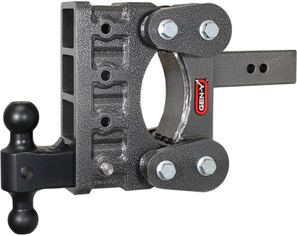 The Boss Torsion Flex 2.5 Inch Shank 6 Inch Drop 2.4K TW 21K Hitch & GH-061 Dual-Ball Gen Y Hitch