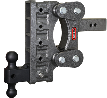 The Boss Torsion Flex 2.5 Inch Shank 9 Inch Drop 2.4K TW 21K Hitch & GH-061 Dual-Ball Gen Y Hitch