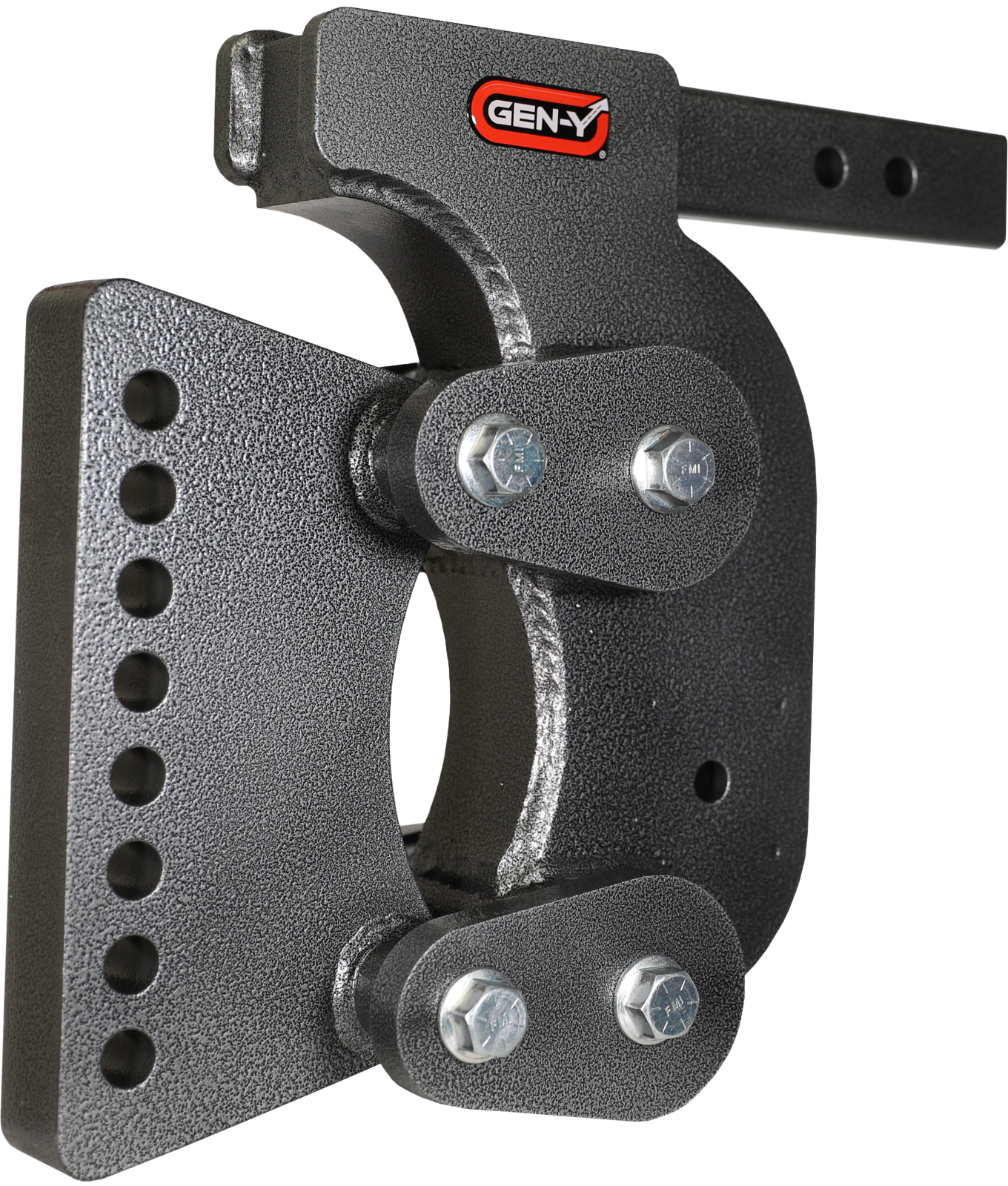 The Boss Torsion Flex 2 Inch Weight Distribution Shank 12.5 Inch Drop 1.7K TW 16K Hitch & GH-0100 Stabilizer Kit Gen Y Hitch
