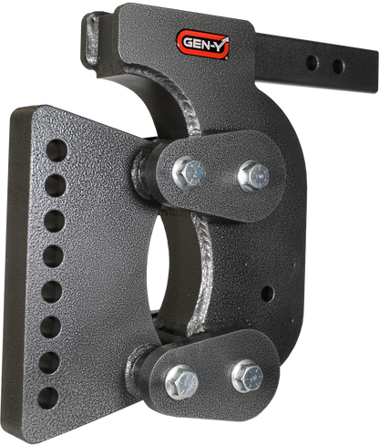 The Boss Torsion Flex 2 Inch Weight Distribution Shank 12.5 Inch Drop 1.7K TW 16K Hitch & GH-0100 Stabilizer Kit Gen Y Hitch