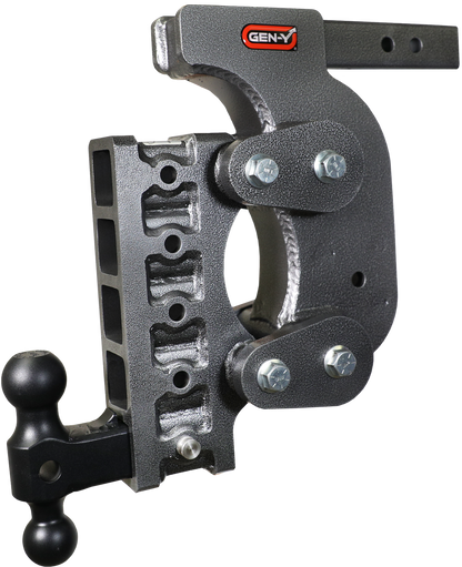 The Boss Torsion Flex 2 Inch Shank 15 Inch Drop 1.7K TW 16K Hitch & GH-051 Dual-Ball & GH-0100 Stabilizer Kit Gen Y Hitch