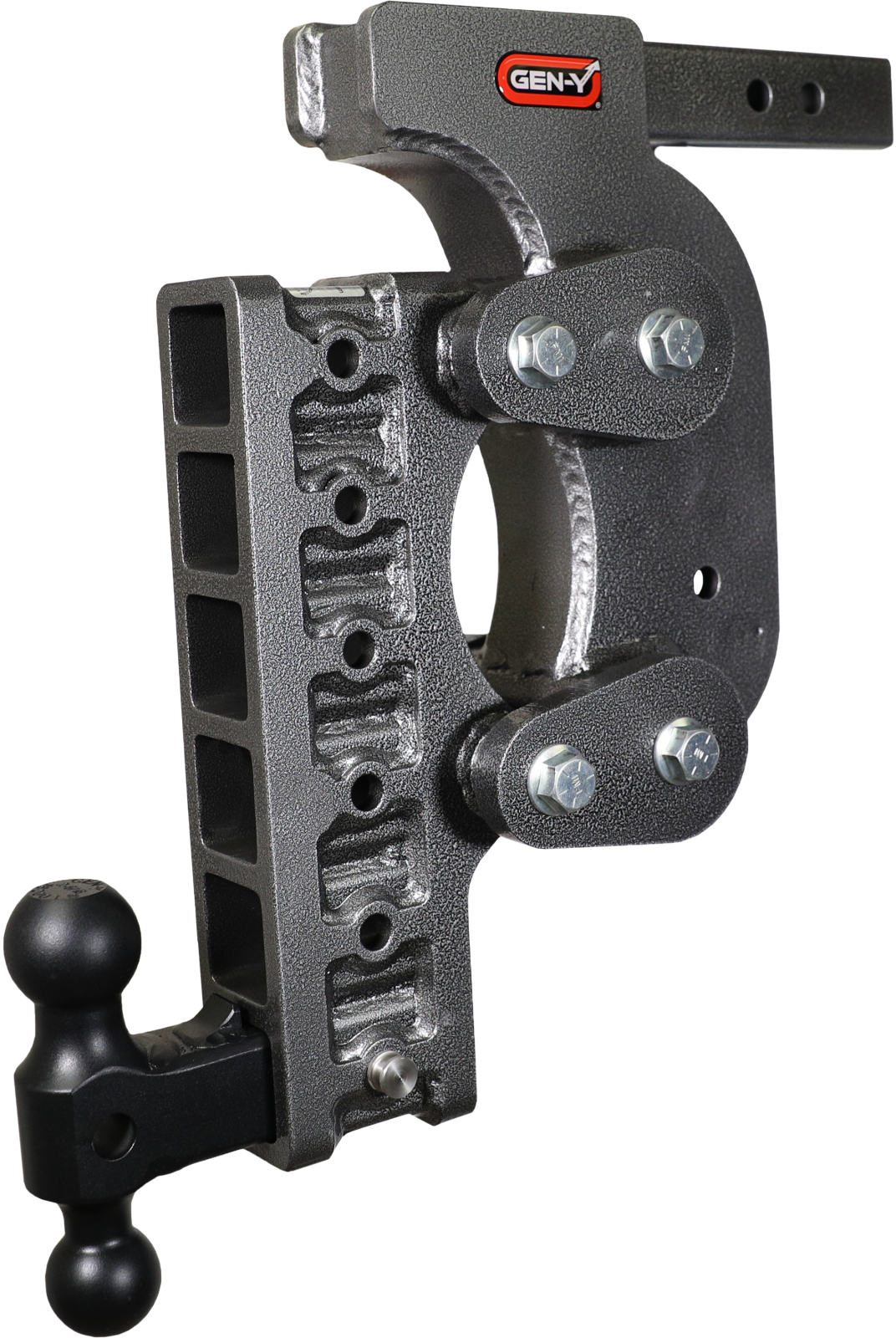 The Boss Torsion Flex 2 Inch Shank 17.5 Inch Drop 1.7K TW 16K Hitch & GH-051 Dual-Ball & GH-0100 Stabilizer Kit Gen Y Hitch