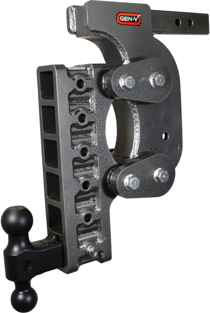 The Boss Torsion Flex 2 Inch Shank 17.5 Inch Drop 1.7K TW 16K Hitch & GH-051 Dual-Ball & GH-0100 Stabilizer Kit Gen Y Hitch