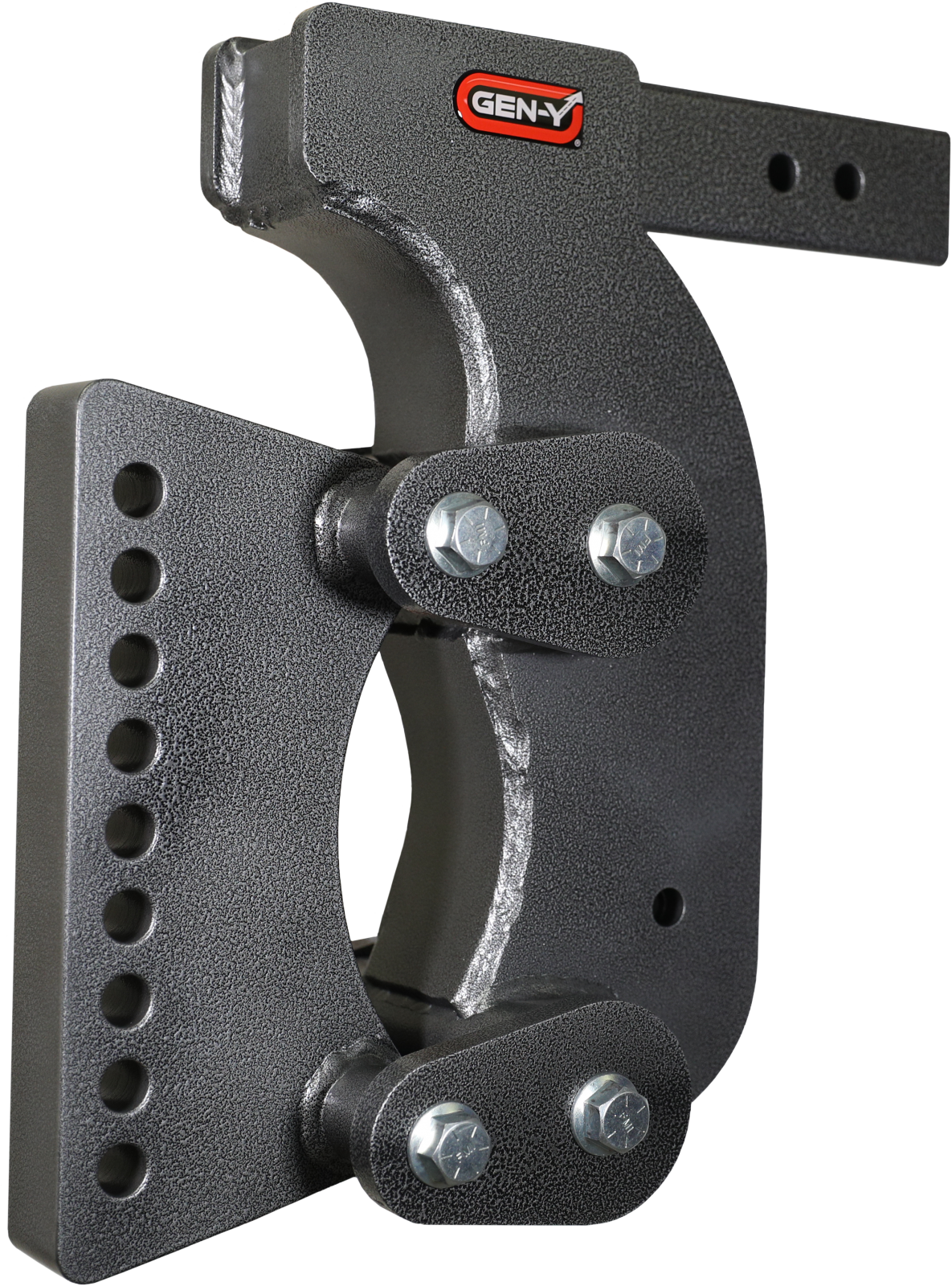 The Boss Torsion Flex 2.5 Inch Weight Distribution Shank 15 Inch Drop 2.4K TW 21K Hitch & GH-0101 Stabilizer Kit Gen Y Hitch