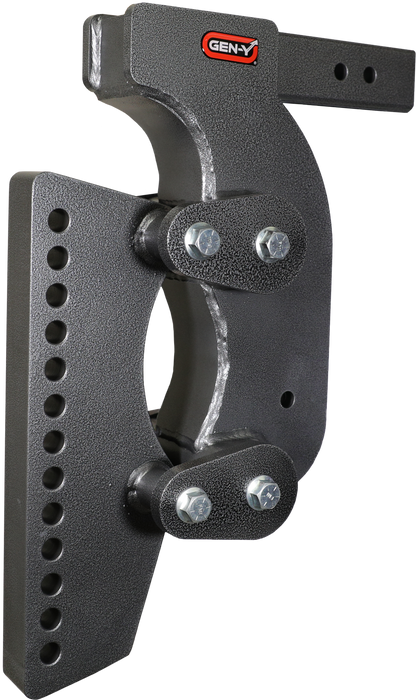 The Boss Torsion Flex 2.5 Inch Weight Distribution Shank 17.5 Inch Drop 2.4K TW 21K Hitch & GH-0101 Stabilizer Kit Gen Y Hitch