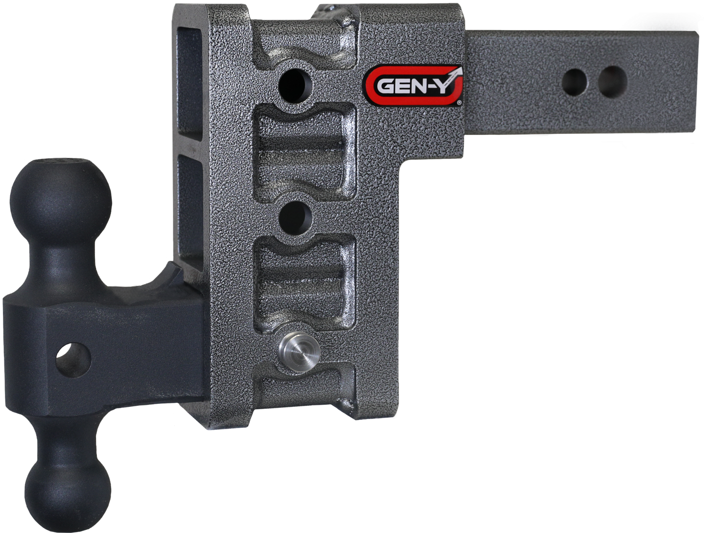 Mega Duty 2.5 Inch Shank 6 Inch Drop 3.5K TW 32K Hitch & GH-0161 Dual-Ball Gen Y Hitch