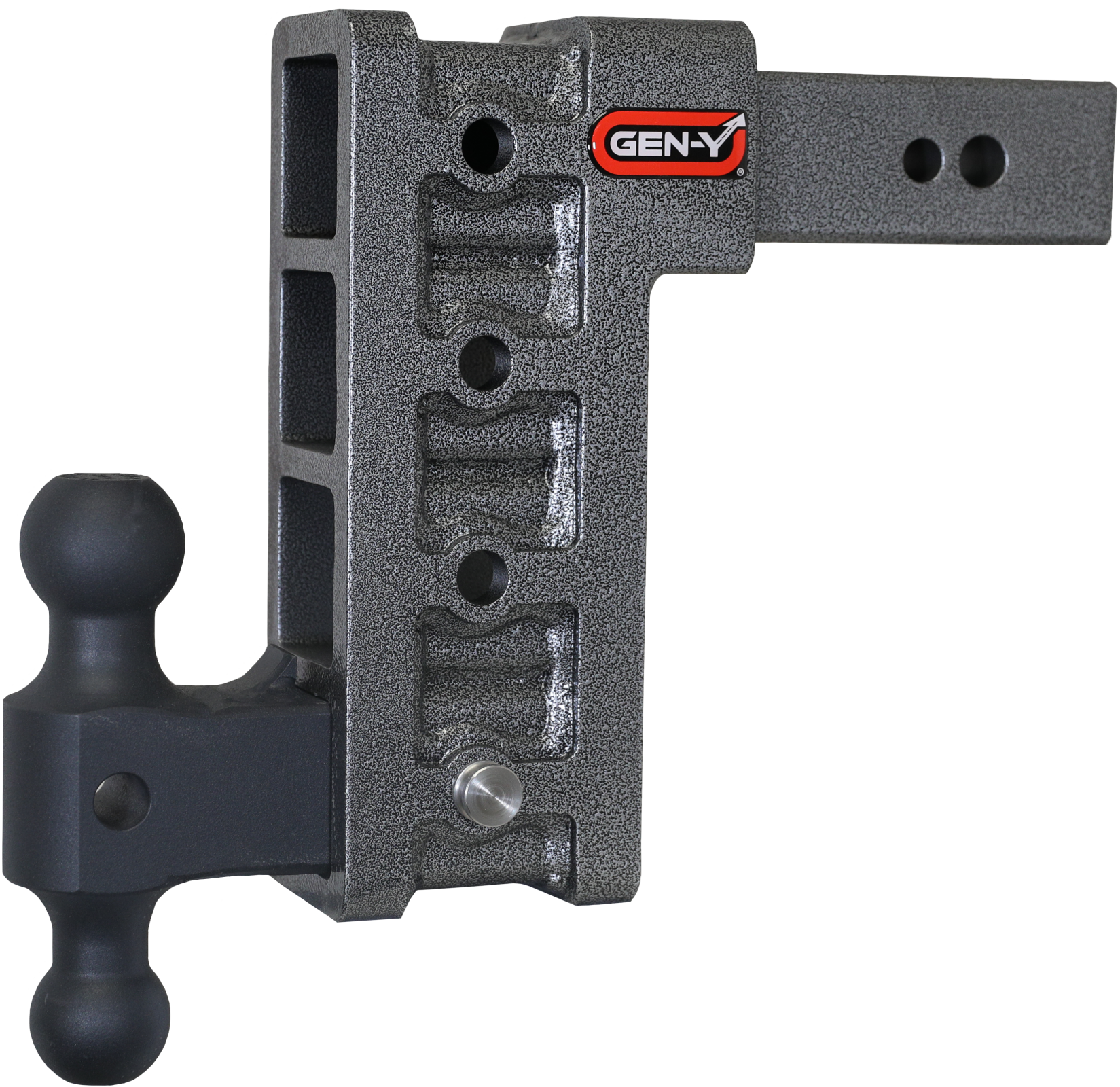 Mega Duty 2.5 Inch Shank 9 Inch Drop 3.5K TW 32K Hitch & GH-0161 Dual-Ball Gen Y Hitch