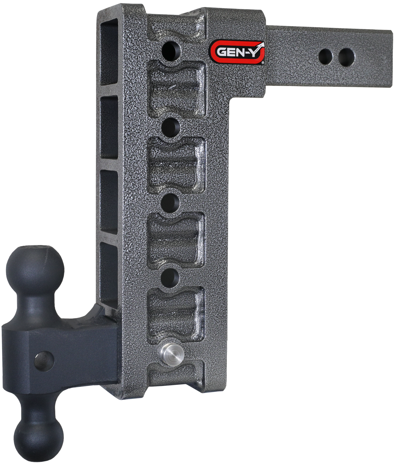 Mega Duty 2.5 Inch Shank 12 Inch Drop 3.5K TW 32K Hitch & GH-0161 Dual-Ball Gen Y Hitch