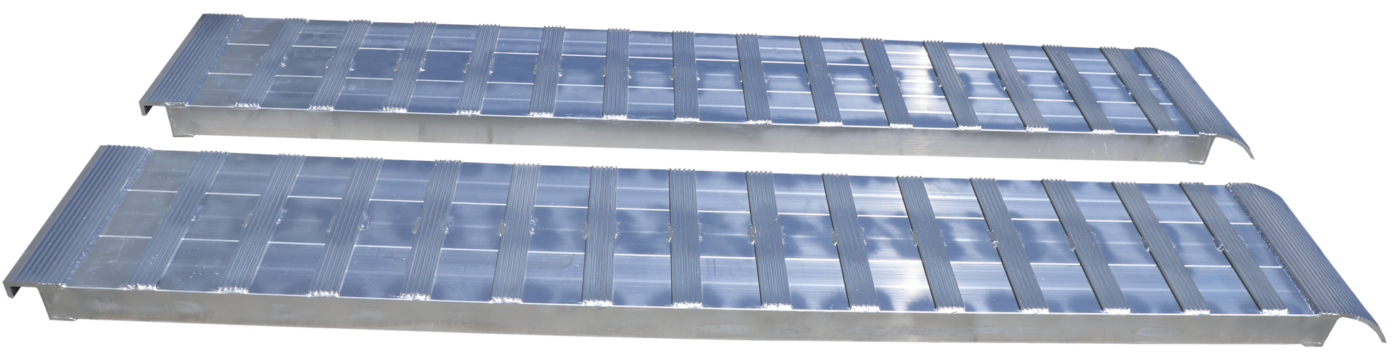 1 Pair Extreme Duty 8 foot Aluminum Loading Ramps 15 Inch x 96 Inch 7K Capacity Per Ramp Gen Y Hitch