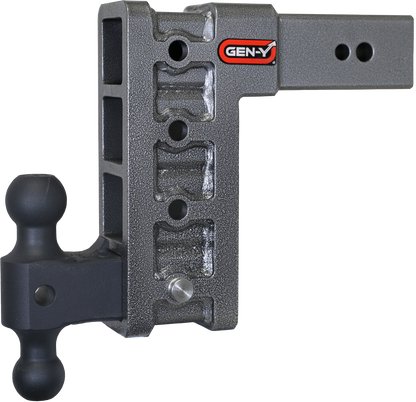 Mega Duty 3 Inch Shank 9 Inch Drop 3.5K TW 32K Hitch & GH-0161 Dual-Ball Gen Y Hitch
