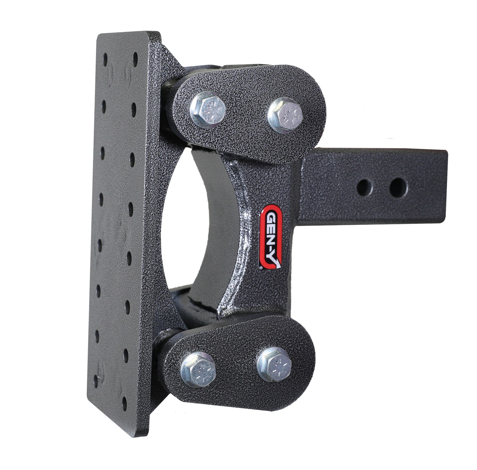 The Boss Torsion Flex Pintle Plate 3 Inch Shank 6.5 Inch Drop 2.4K TW 21K Hitch Gen Y Hitch