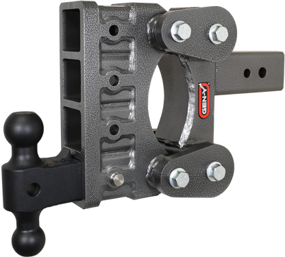 The Boss Torsion Flex 3 Inch Shank 6 Inch Drop 2.4K TW 21K Hitch & GH-061 Dual-Ball Gen Y Hitch