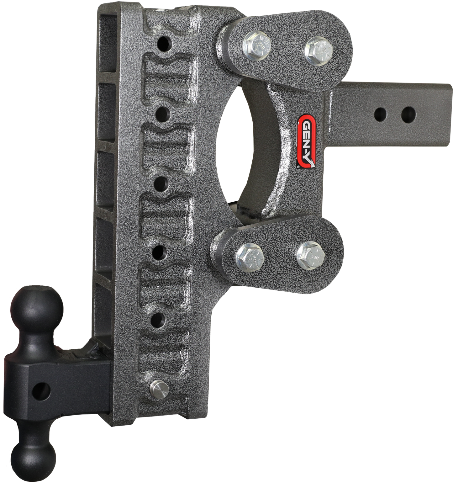 The Boss Torsion Flex 3 Inch Shank 12 Inch Drop 2.4K TW 21K Hitch & GH-061 Dual-Ball Gen Y Hitch