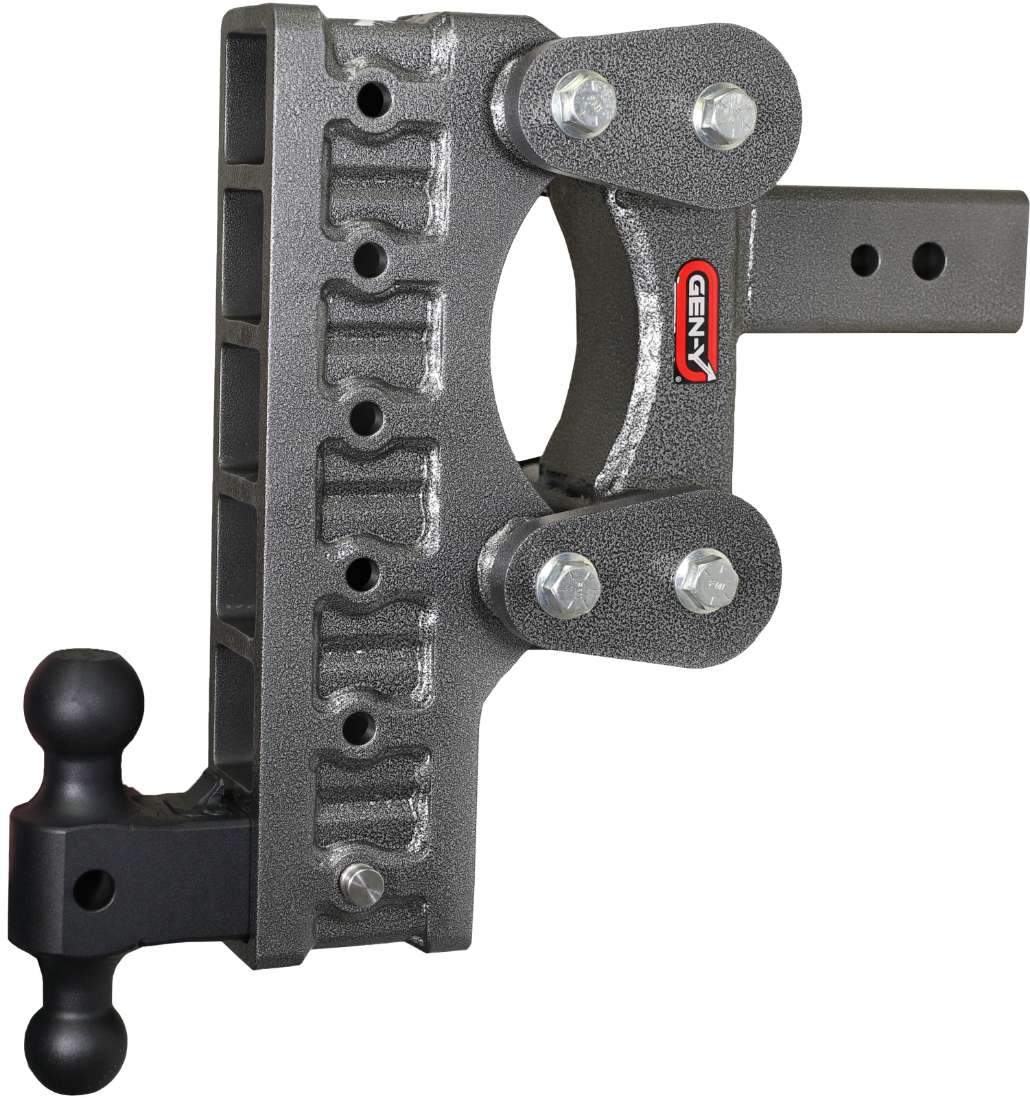 The Boss Torsion Flex 3 Inch Shank 12 Inch Drop 2.4K TW 21K Hitch & GH-061 Dual-Ball Gen Y Hitch