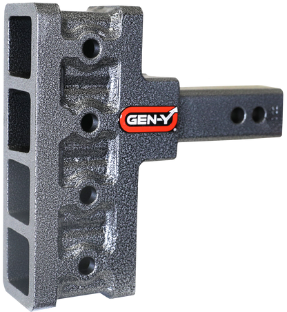 Mega Duty 2 Inch Offset Shank 2.5 Rise, 5 Inch Drop 2K TW 16K Hitch Only Gen Y Hitch