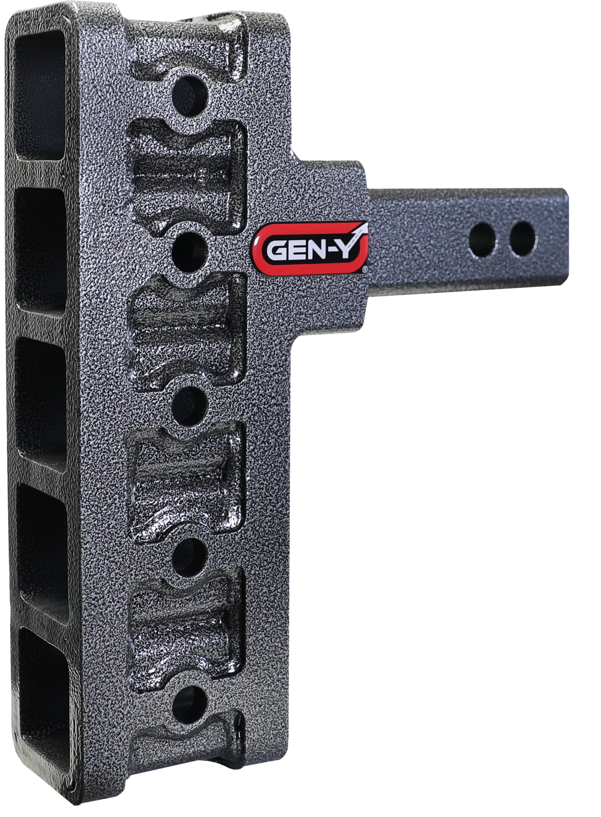 Mega Duty 2 Inch Offset Shank 2.5 Inch Rise 7.5 Inch Drop 2K TW 16K Hitch Only Gen Y Hitch